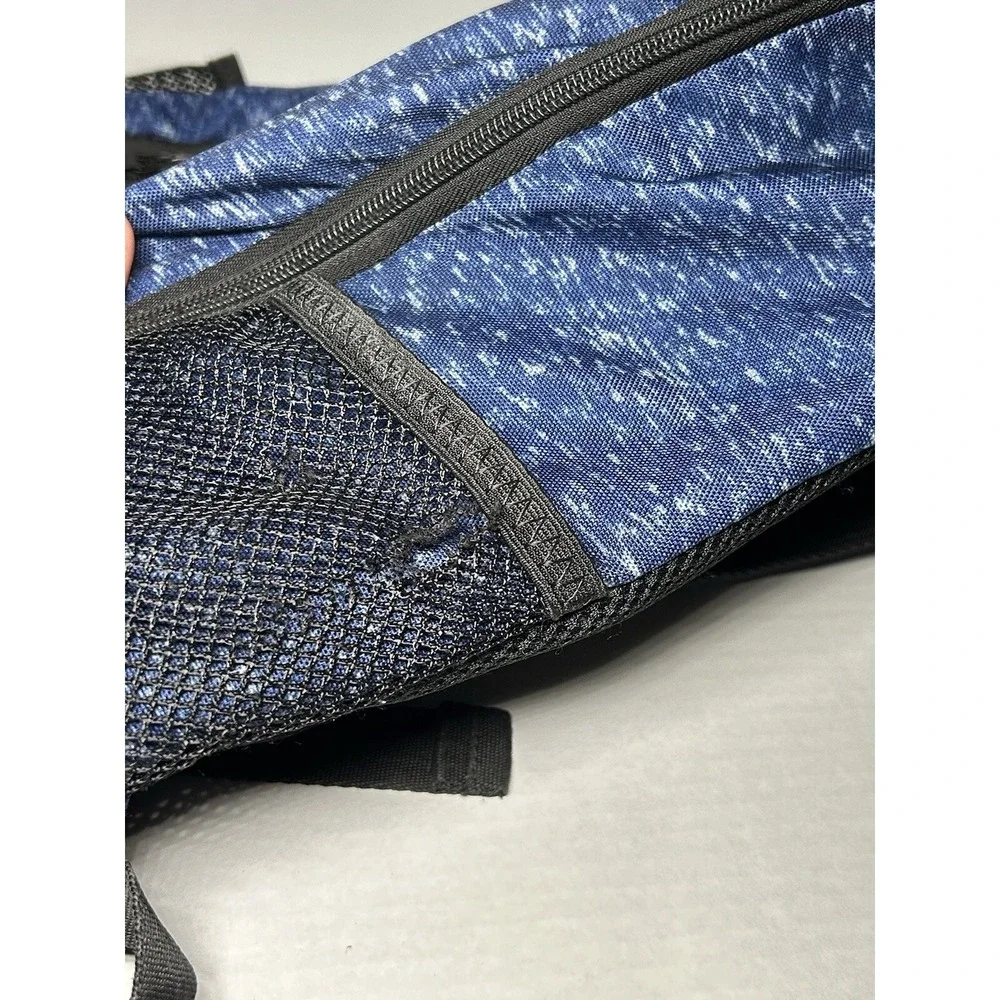 Reebok Blue Black Water Resistant Comfort Straps Backpack Padded